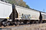 PRN2023030173_400 Kansas City Southern KCS 525391 Hopper Car 56 0" LO C114 3 Bay Covered Cylindrical 5200cf	